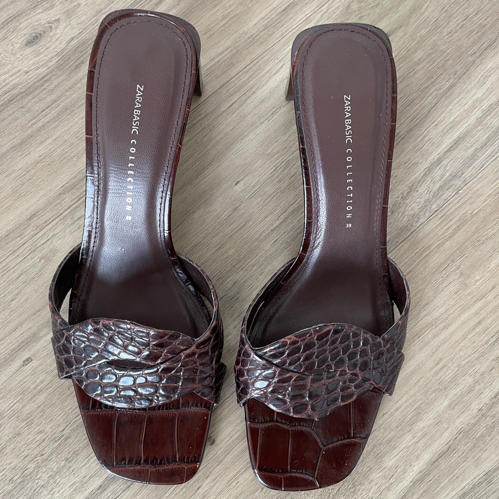 Zara slip in shoes